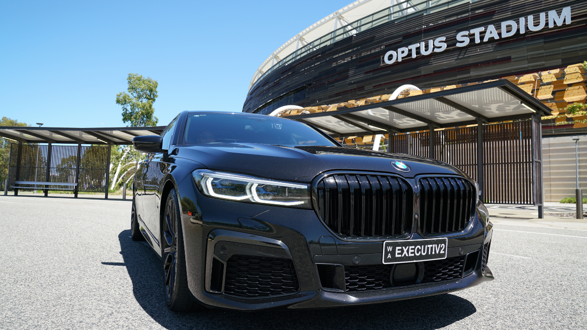 BMW 7 Series event chauffeur Perth