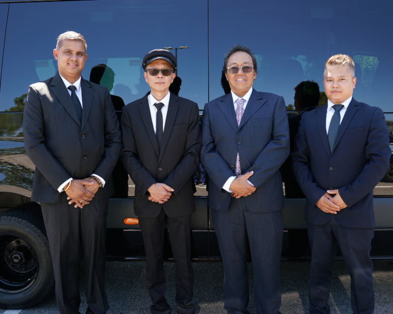 Multiple languages spoken by Perth chauffeur team