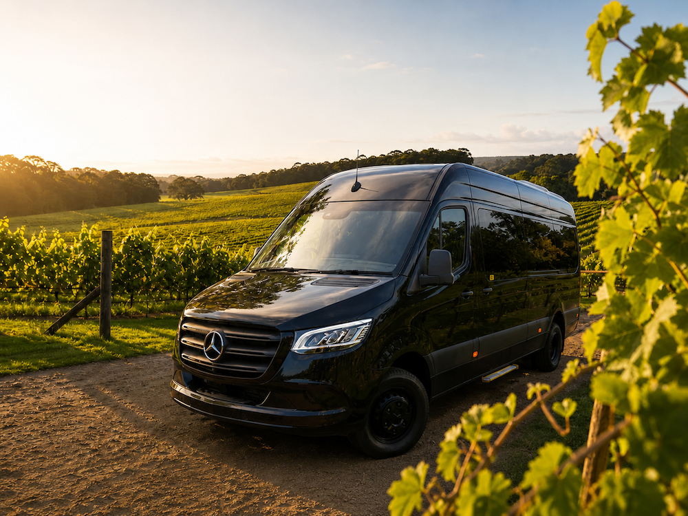Mercedes-Benz Sprinter winery tours Perth