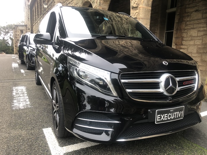 Mercedes-Benz V-Class AMG chauffeur service Perth