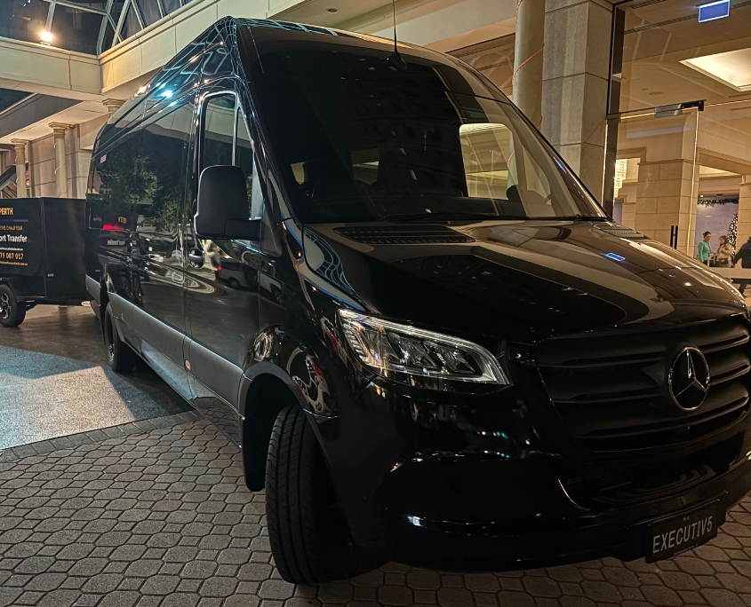 Mercedes-Benz Sprinter group chauffeur hire Perth