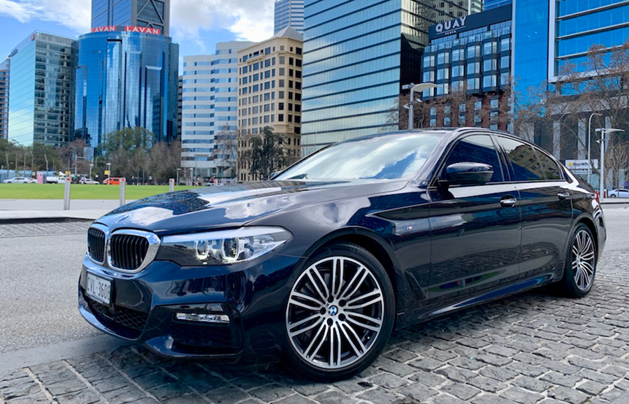 BMW 7 Series luxury sedan chauffeur vehicle Perth